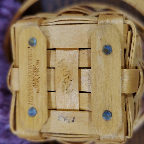 Longaberger minature basket - Picture 6 of 6